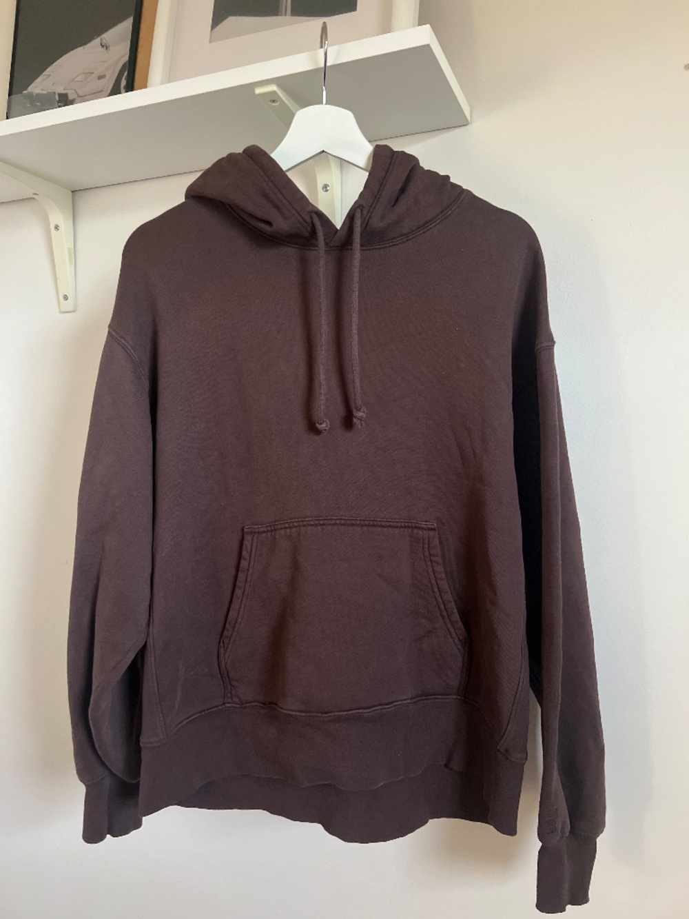 Tna cozyaf boyfriend hoodie size 1 in brown